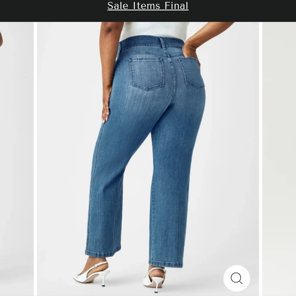 SPANX Shape Everywhere Kick Flare Jeans - Indigo Blue XL - Picture 2 of 13